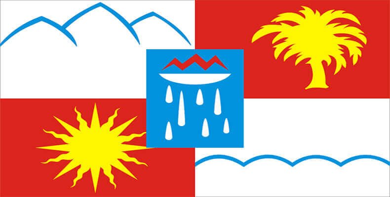 Официальный флаг города - курорта Сочи
