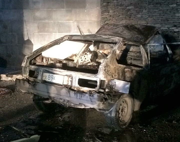 ДТП и пожар на объездной СОЧИ - машина полностью выгорела