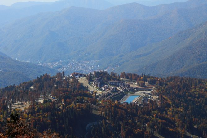 отели в горах Сочи март